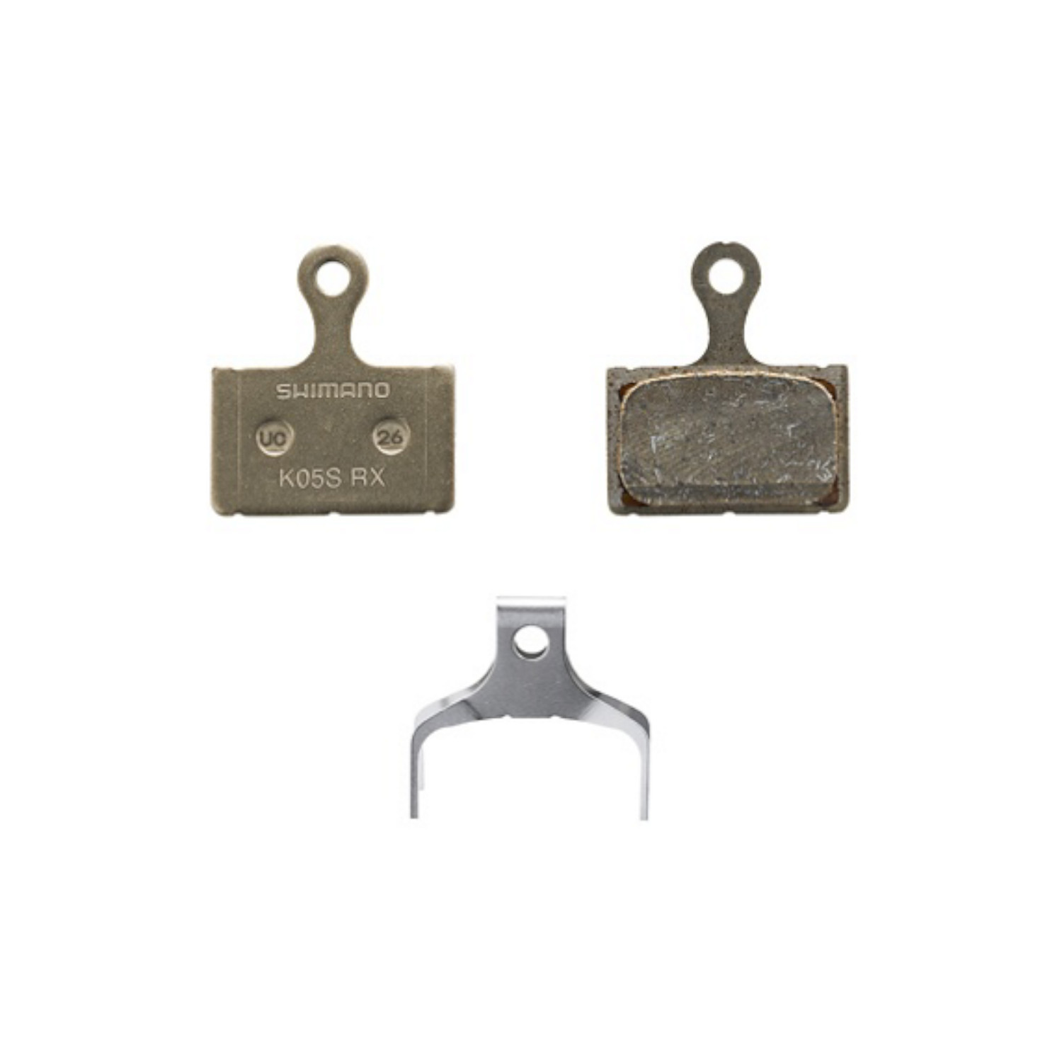 COPPIA PASTIGLIE FRENO IN RESINA ROAD K05S-RX